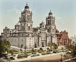Detroit Publishing Co, William Henry Jackson, The Cathedral, City of Mexico