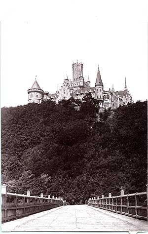 Allemagne, Château de Marienburg (Hanovre), légende au dos, tirage vintage 1910