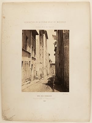 Marseille, Terris, la rue des Isnards, 1862