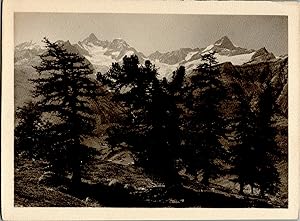Suisse, Findelenthal, paysage de montagne