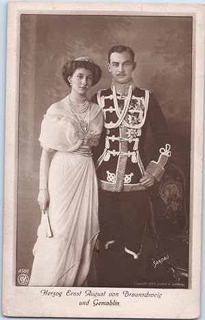 Ernest-Auguste de Brunswick et Victoria Louise de Prusse