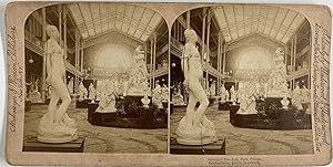 France, Paris, Galerie des Beaux-Arts, Vintage albumen print, ca.1870, Stéréo