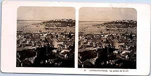 Turquie, Constantinople, la Pointe du Sérail, Sarayburnu, Vintage print, ca.1900, Stéréo