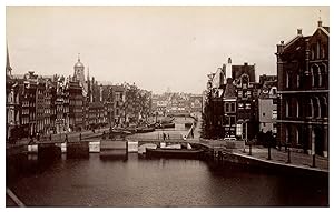 Nederland, Amsterdam, brug over het kanaal