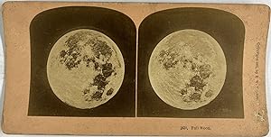 Kilburn, Astronomy, Full Moon, stereo, 1891