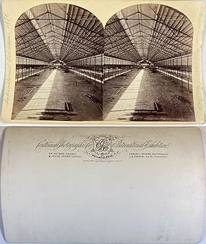 États-Unis, U.S.A., Philadelphia, Main exhibition building, International Exhibition 1876