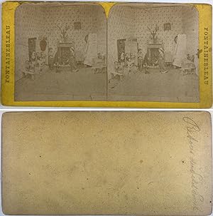 Le Retour du Petit Poucet, Vintage albumen print, ca.1860, stéréo