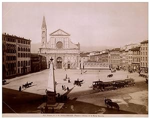 Italie, Firenze, Piazza e Chiesa di S. Maria Novella