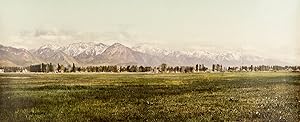 Utah. Salt Lake City. Wasatch range fr. the valley of Jordan.