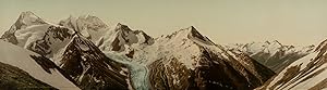 British Columbia. Selkirk Mts. Mt Fox and Mt Dawson fr. asulkan Pass