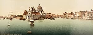 Venezia. La Salute e entrata del Canal Grande,