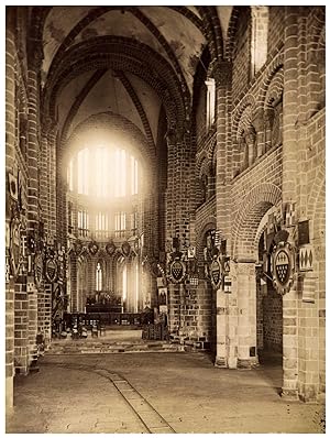France, Abbaye du Mont Saint-Michel, intérieur de l'Église