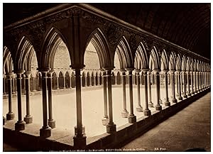 France, Abbaye du Mont Saint-Michel, la Merveille, Galeries du Cloître