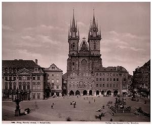 Tchéquie, Prague, Teinkirche, Photo. Stengel u. Co., Dresden