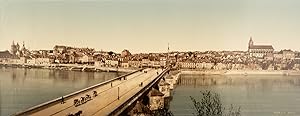 Blois (Loir et Cher). Panorama de la ville. 16 x 42 cm