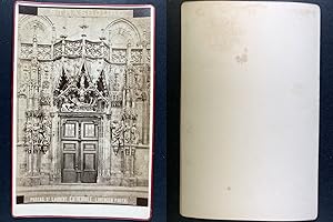 Strasbourg, Portail Saint-Laurent de la Cathédrale, Vintage albumen print, ca.1880