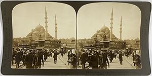 White, Turkey, Constantinople, stereo, Mosque of the Sultan-Mother, 1901