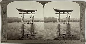 Japan, Miyapama, stereo, Sacred Torii, ca.1900