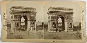 Jarvis, France, Paris, Arch of Triumph, stereo, ca.1900