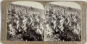 Guerre 1914/18, Gallipoli, Soldats, Vintage print, 1916, Stéréo