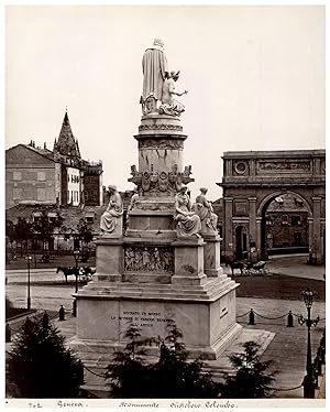 Italie, Genova, Monumento a Cristoforo Colombo