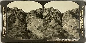 White, Hawaiian Islands, Western Slope, Extinct Volcano, stereo, 1902