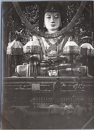 Burma, Mandalay, Salin Monastery, vintage silver print, ca.1910