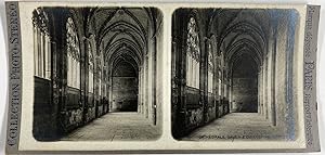 Espagne, Segovia (Ségovie), Cathédrale, Cloître, Vintage silver print, ca.1900, Stéréo