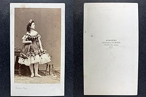 Disdéri, Paris, danseuse de l'Opéra Mlle Wolter I