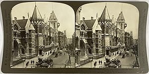 White, England, London, Law Courts Building, stereo, 1903