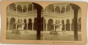 Kilburn, Spain, Seville, Casa de Pilatos, stereo, ca.1890