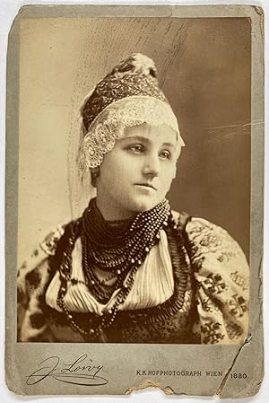 Lowy, Austria, Wien, Portrait of Stephanie Bohosco, albumen print, ca.1880
