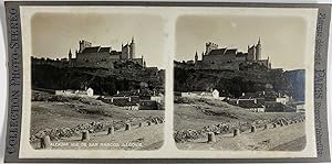 Espagne, Segovia (Ségovie), Alcazar, Vintage silver print, ca.1900, Stéréo