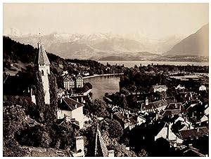 Suisse, Thoune, vue panoramique