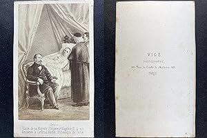 Vigé, Paris, Napoléon III au chevet du cardinal Morlot
