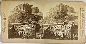 Bierstadt, Scotland, Edinburgh Castle, stereo, ca.1890