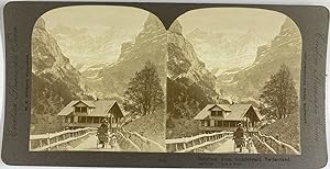 Wright, Switzerland, Jungfrau, stereo, ca.1900
