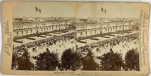 Jarvis, Mexico, Mexico City, Fifth of May Parade, stereo, 1890