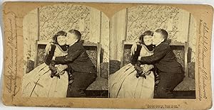 Strohmeyer & Wyman, Genre Scene, Harder George, Papa is out, stereo, 1890