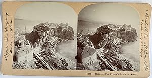 B.L. Singley, Monaco, The Prince's Castle in View, stereo, 1900