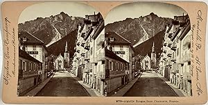 B.L. Singley, France, Chamonix, Aiguille Rouge, stereo, 1900