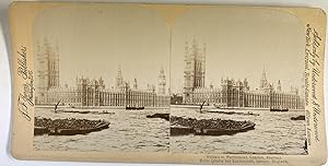 Jarvis, England, London, Houses of Parliament, stereo, ca.1900