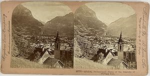 B.L. Singley, Switzerland, Altdorf, Scene of the Exploits of Guillaume Tell, stereo, 1901