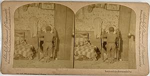 Strohmeyer & Wyman, Genre Scene, Sambo and the Buttermilk, stereo, 1891