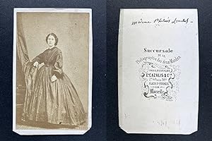 Cazalis, Marseille, portrait de femme, à identifier