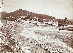Italie, Gênes (Genova), le Campo Santo, Vintage citrate print, ca.1890