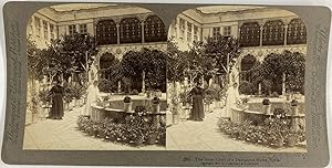 Underwood, Syria, Damas, Inner Home, stereo, 1900