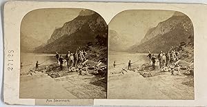 Autriche, chaîne montagneuse de Styria, Vintage print, circa 1870