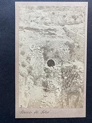 Jérusalem, Source de Siloé, vintage albumen print, ca.1870