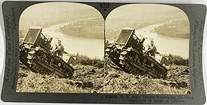 Keystone, Coblenz, U.S. Army Tractor, stereo, ca.1900